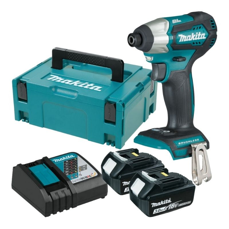 Visseuse à chocs 18V Li-Ion MAKITA DTD155RFJ 140 Nm  - 2 batteries 3Ah + coffret + chargeur