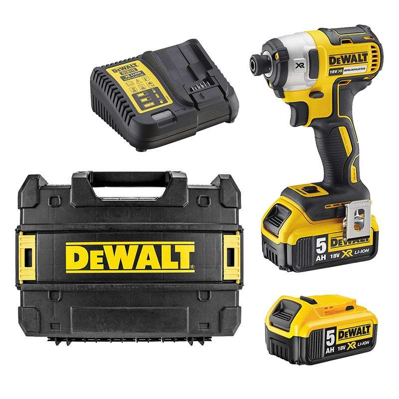 Visseuse à chocs DEWALT DCF887P2-QW 18V (2 x 5 Ah) Li-Ion XR moteur sans charbon