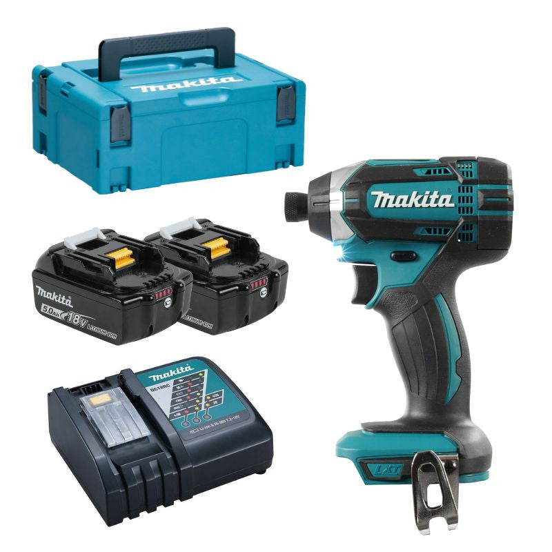 Visseuse à chocs MAKITA DTD152RTJ 18 V Li-ion (2 x 5 Ah) 165 Nm