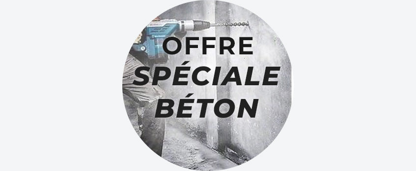 Offre Spéciale Béton jusqu'au 31/10