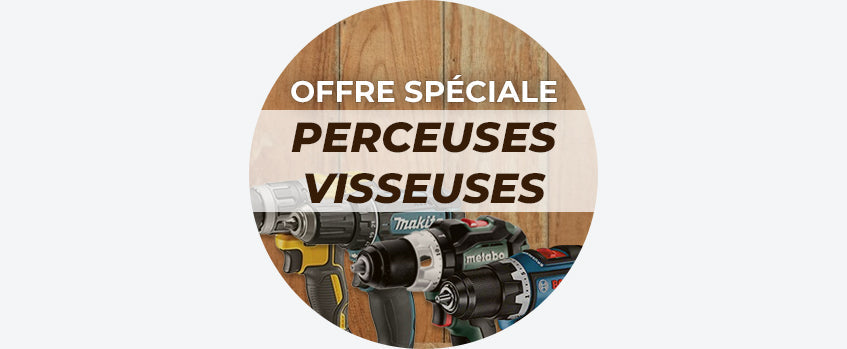 Offre spéciale Perceuses Visseuses jusqu'au 14/11