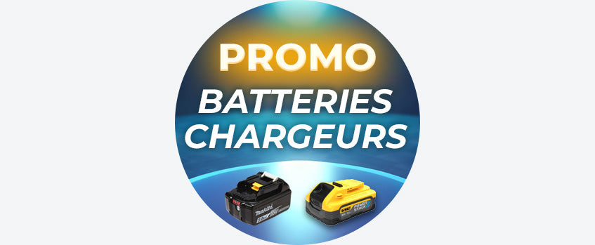 Promo Batteries et Chargeurs jusqu'au 05/11