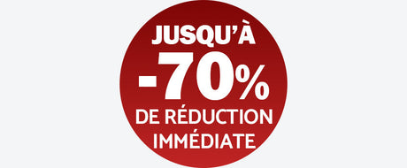 Offre spéciale jusqu'à -70% supplémentaires