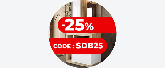-25% sur une sélection de la gamme Salle de Bain (code : SDB25)