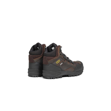 Chaussures de sécurité cuir AIGLE S3 NASSIO EVO DARK BROWN - étanche et respirante