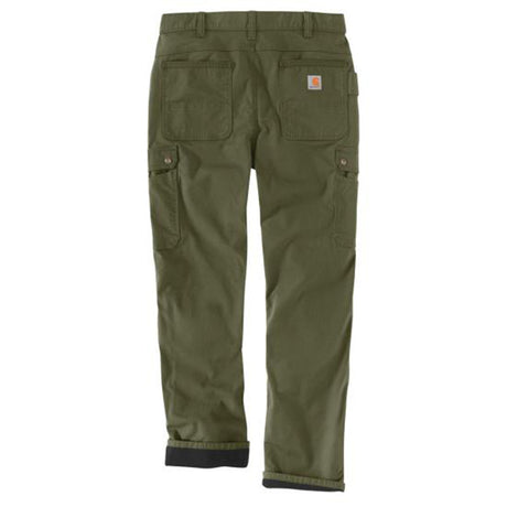 Pantalon cargo doublé polaire RIPSTOP Kaki CARHARTT 105491