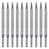 10 Burins pointus SDS-plus BOSCH 2608690132 250mm