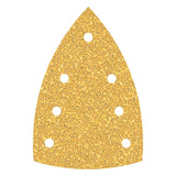10 Feuilles triangulaires abrasives C470, 100x150 mm