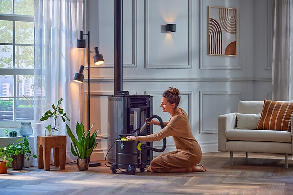 Aspirateur à cendres roulettes ASZ2020 - 20L - 1000W