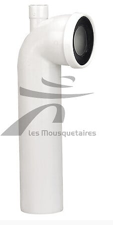 3025666 - Pipe WC avec entrÃ©e additionn