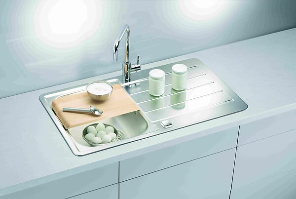 ITM-EEAM086A02 - Evier - Inox satinÃ© Line - L8
