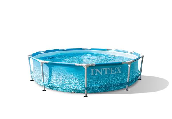 Kit piscine hors sol tubulaire - Imprimée océan - D3.05x0.76m