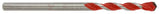 Tivoly   1 Foret Béton-Carrelage 2 en 1 Technic, Rouge, Ø 5 mm