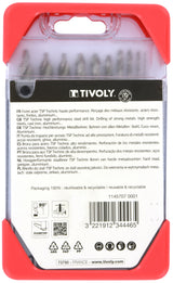 Tivoly   10 forets métaux TSP HSS  Affûtage étagé Ø 1 à 10mm PREMIUM
