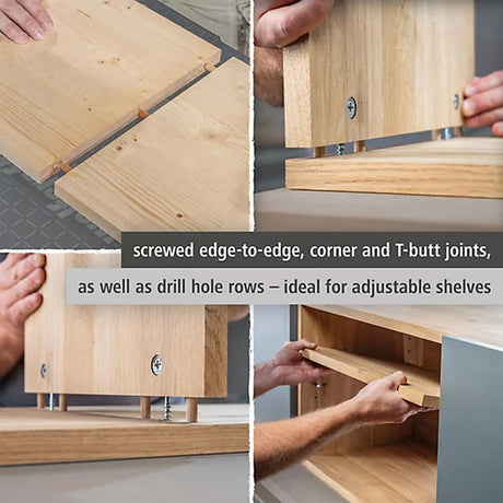 1 Kit de ferrures excentriques - WOLFCRAFT - 4665000