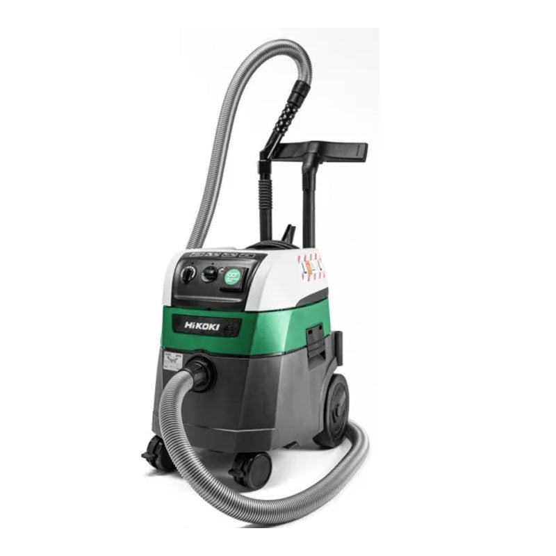 Aspirateur poussière et eau classe L 1400W Hikoki RP350YBLWAZ 4,38m3/min cuve 35L 6 access.