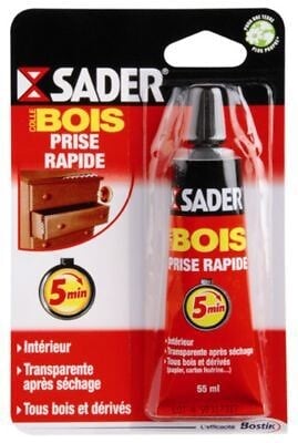 3184410467008 - Colle bois prise rapide 55ml