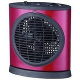 Radiateur soufflant extra-plat oscillant - Rouge - 2000W