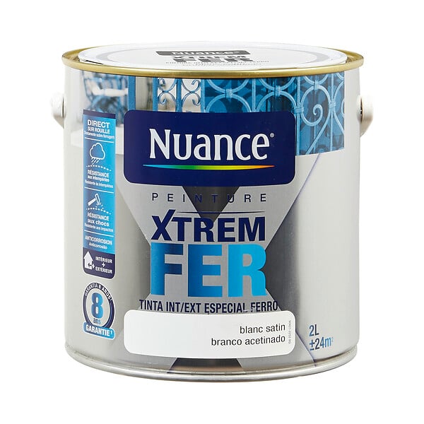 3505390999868 - Peinture XTREM Fer - Blanc - S