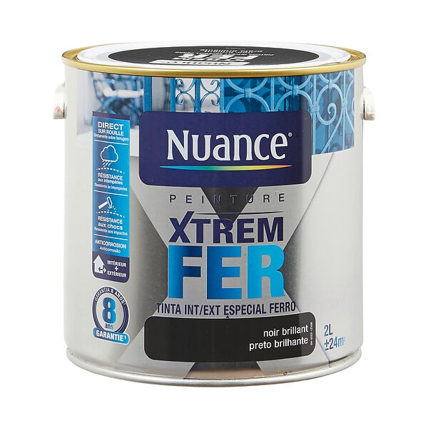 3505390999899 - Peinture XTREM Fer - Noir - Br