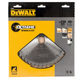 Lame de scie circulaire Ø235x30mm 40 dents DEWALT DT4067-QZ Carbure Extrême Workshop