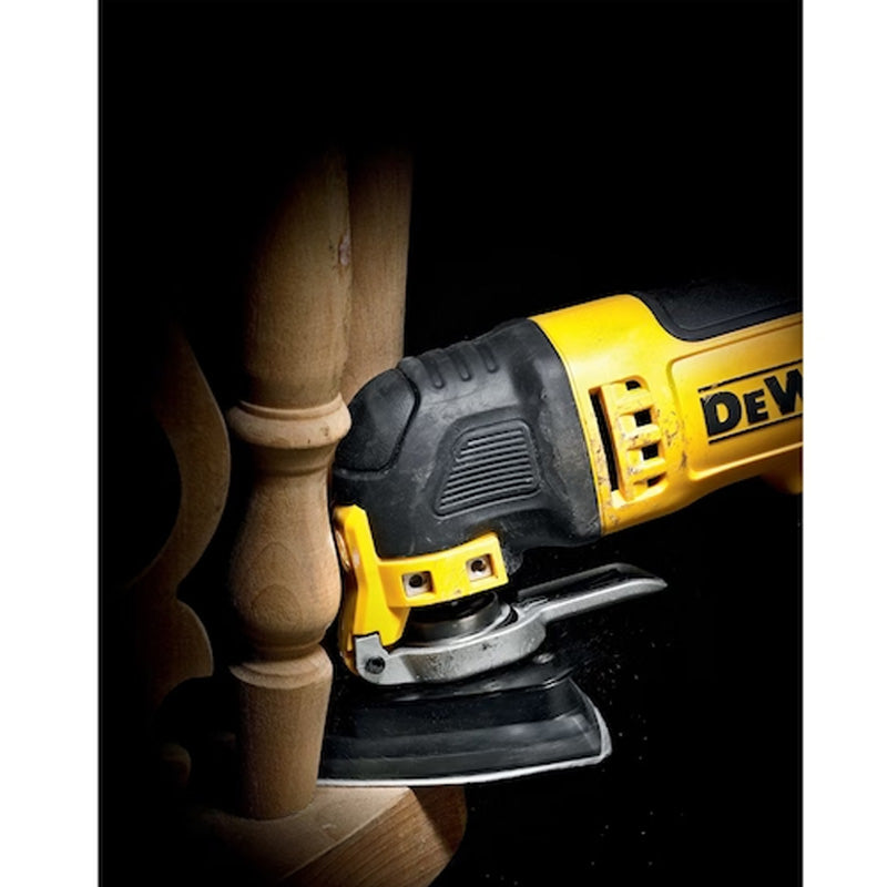 Coffret de 4 lames DEWALT DT20731-QZ avec un plateau de ponçage, 3 abrasifs, un adaptateur pour multicutter