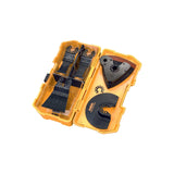 Coffret de 4 lames DEWALT DT20731-QZ avec un plateau de ponçage, 3 abrasifs, un adaptateur pour multicutter