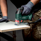 Scie sauteuse METABO 90mm "D" 18V STB 18 L 90 - Pick+Mix (sans batterie ni chargeur), coffret metaBOX