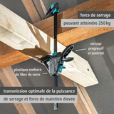 Serre joint 1 main PRO MAX 450mm - WOLFCRAFT - 3072000