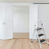 Escabeau aluminium 3 marches 150kg pliable confort hauteur 134cm France