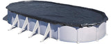 Bâche hivernage tendeur piscine ovale - 5x3m - 120g-m2