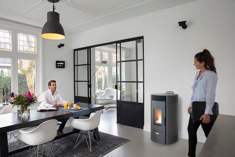 Poêle à granulés Ronda 110 S-Line Smart - Noir - 10,3kW