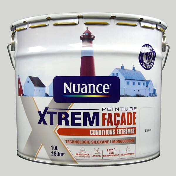 H17783-10L - Peinture XTREM FaÃ§ade - Blanc