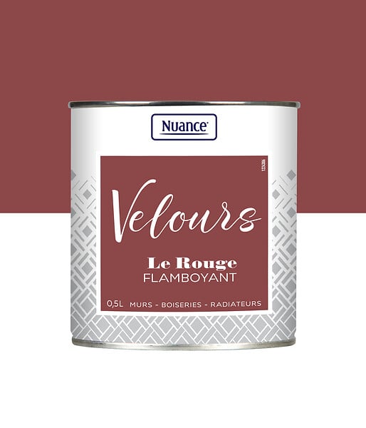 436228 - Peinture Velours - Rouge flamb