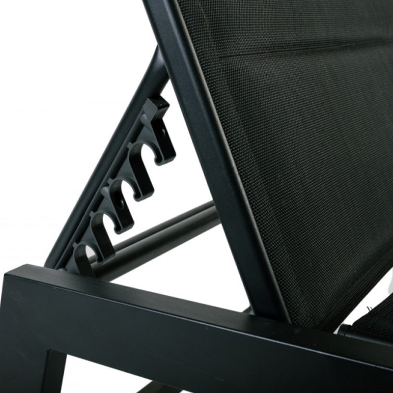 Transat alu - 5 positions - noir