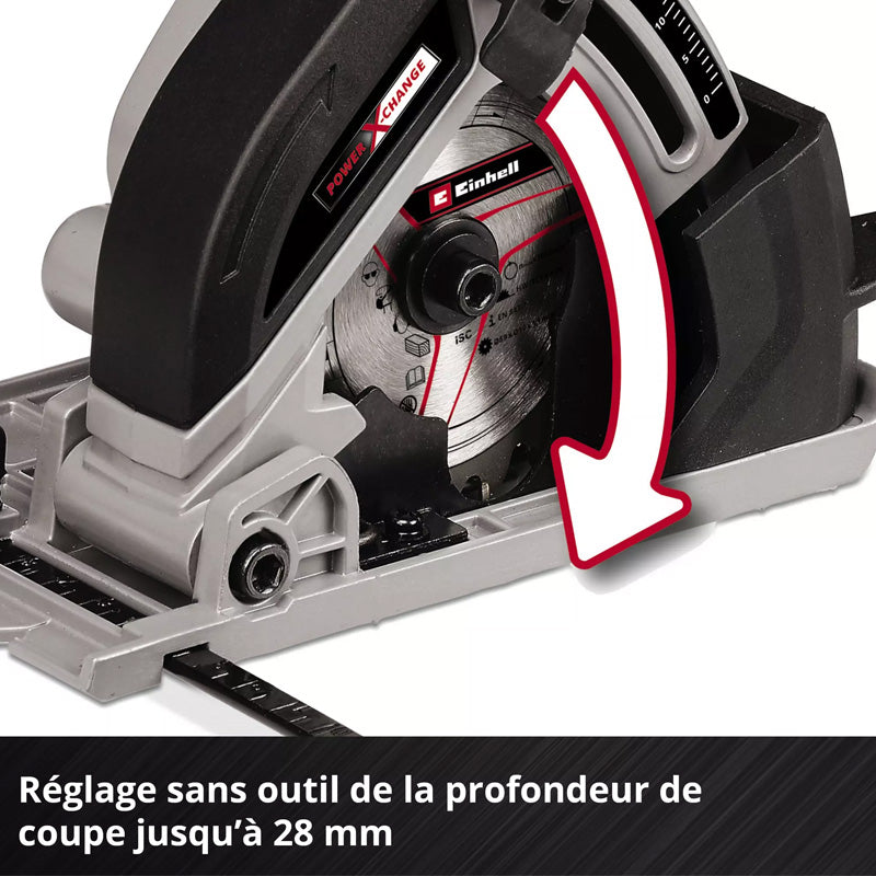 Mini scie circulaire sans fil TE-CS 18/89 Einhell