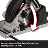 Mini scie circulaire sans fil TE-CS 18/89 Einhell