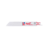 Lot de 5 lames finition de scie sabre métal THIN KERF MILWAUKEE
