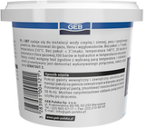 Pâte d’étanchéité durcissante GEB pour raccords filetés en chauffage Beige 500g