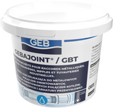 Pâte d’étanchéité durcissante GEB pour raccords filetés en chauffage Beige 500g