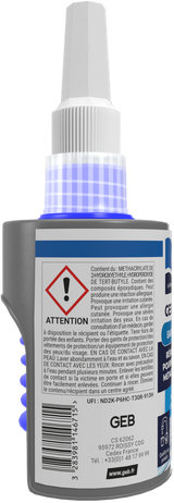 Résine d'étanchéitée RT1 GEB pour raccords filetés métalliques coniques 75ml