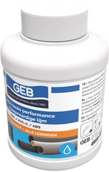 Colle haute performance GEB pour assemblage de canalisations en PVC 250 ml