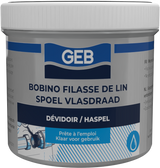 Filasse de lin peigné GEB complément de pâte à joint pour raccords filetés métal 80g