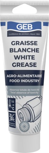 Graisse blanche GEB sans savon spécial contact alimentaire 125ml