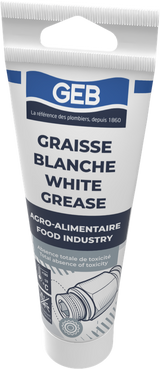 Graisse blanche GEB sans savon spécial contact alimentaire 125ml