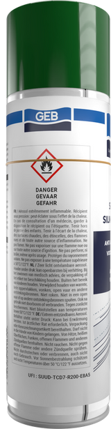 Lubrifiant anti-adhérent GEB 100% silicone aérosol 650 500 ml