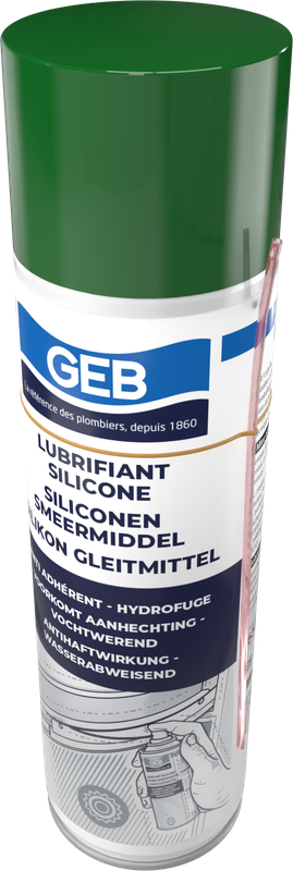 Lubrifiant anti-adhérent GEB 100% silicone aérosol 650 500 ml
