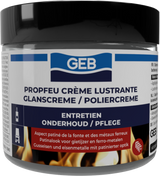 Crème lustrante GEB Propfeu effet patiné pour l’entretien et la protection des fontes et métaux 220ml