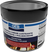 Crème lustrante GEB Propfeu effet patiné pour l’entretien et la protection des fontes et métaux 220ml