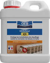 Inhibiteur G1 GEB pour protèger contre la corrosion les boues et le tartre 1L